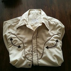 VINTAGE COWBOY SHIRT!!!!!